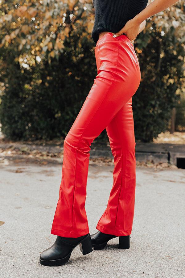 Impressions The Pip High Waist Faux Leather Pants