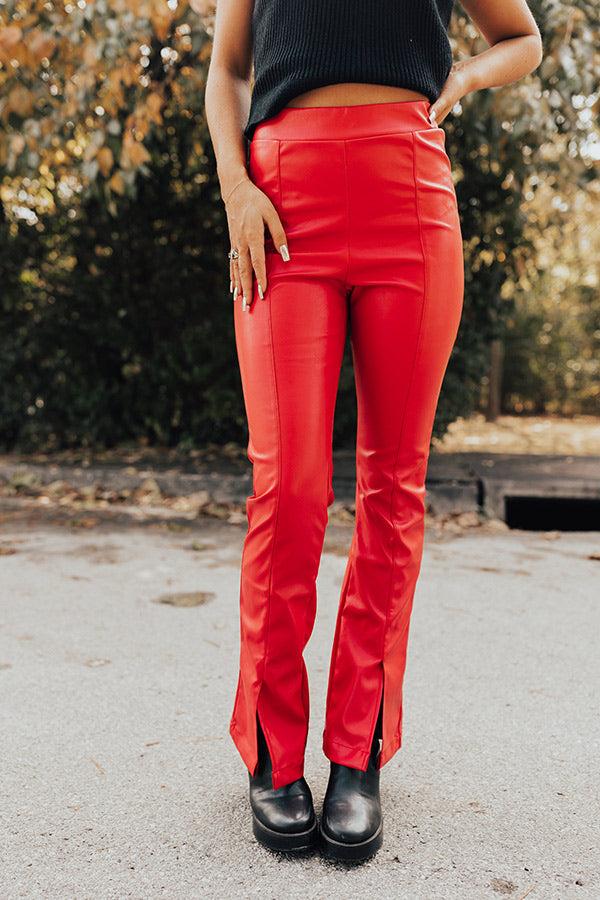Impressions The Pip High Waist Faux Leather Pants
