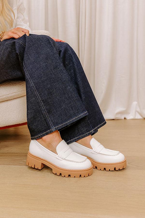 Impressions The Piper Faux Leather Loafer In White