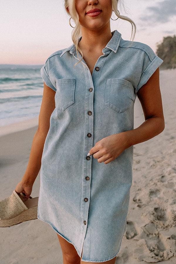 Impressions The Right Weather Denim Dress