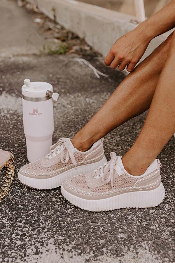 Impressions The Sean Platform Sneaker In Blush