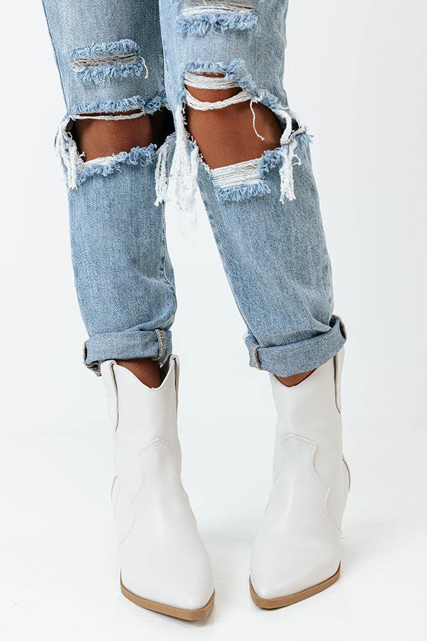 Impressions The Slater Faux Leather Cowboy Boot