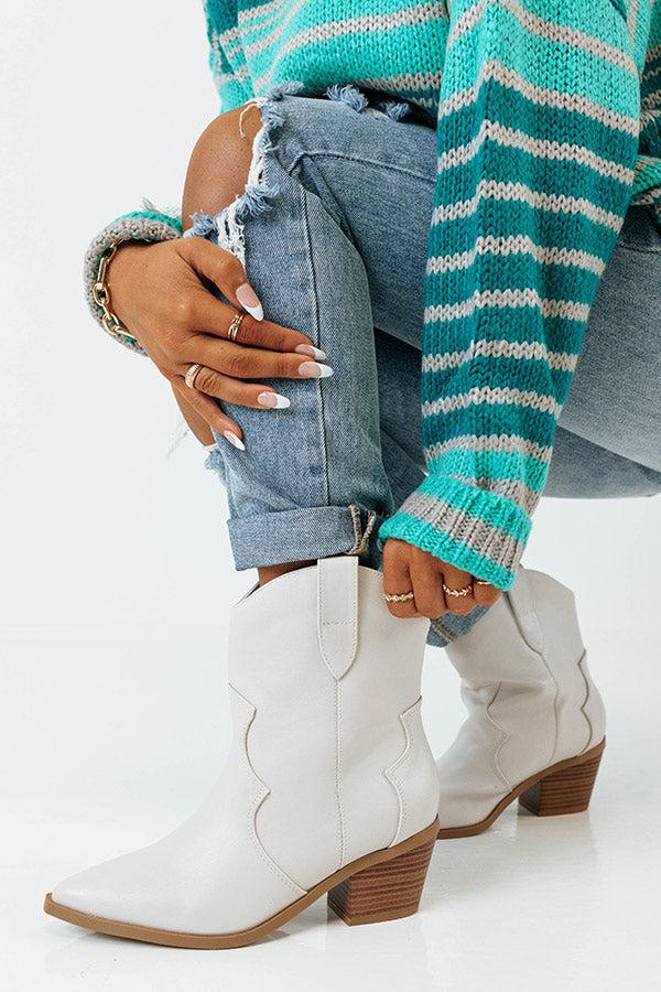 Impressions The Slater Faux Leather Cowboy Boot