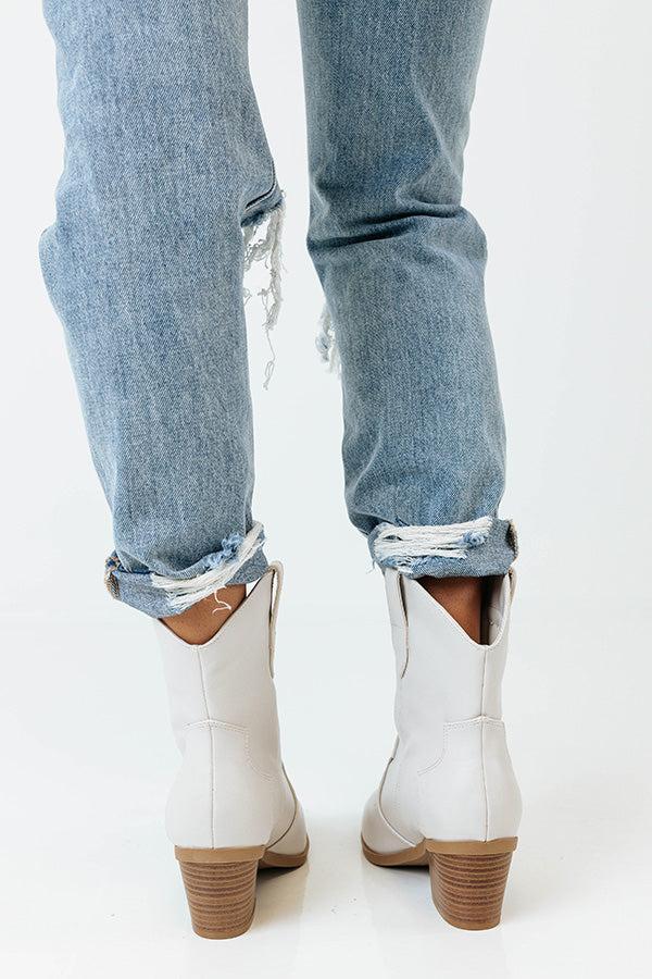 Impressions The Slater Faux Leather Cowboy Boot