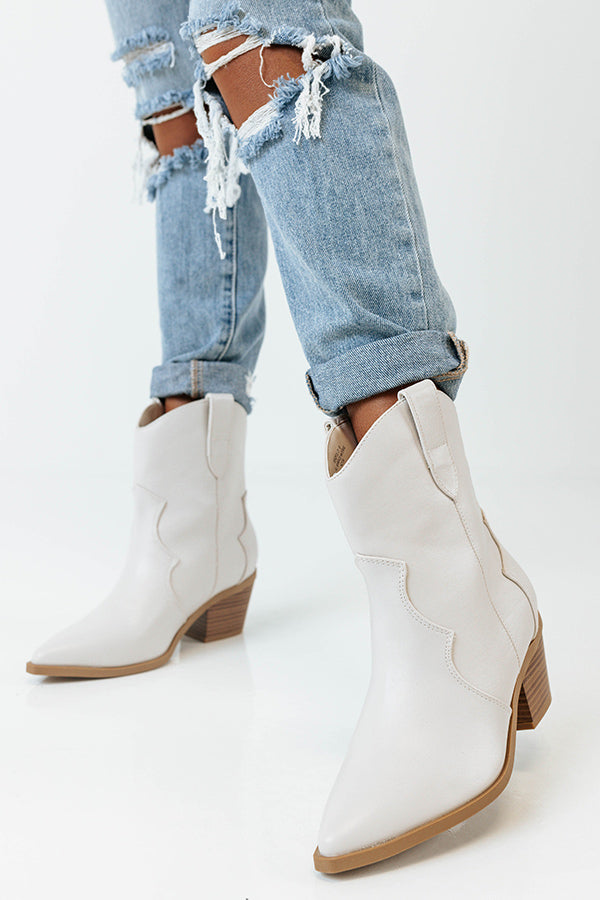 Impressions The Slater Faux Leather Cowboy Boot