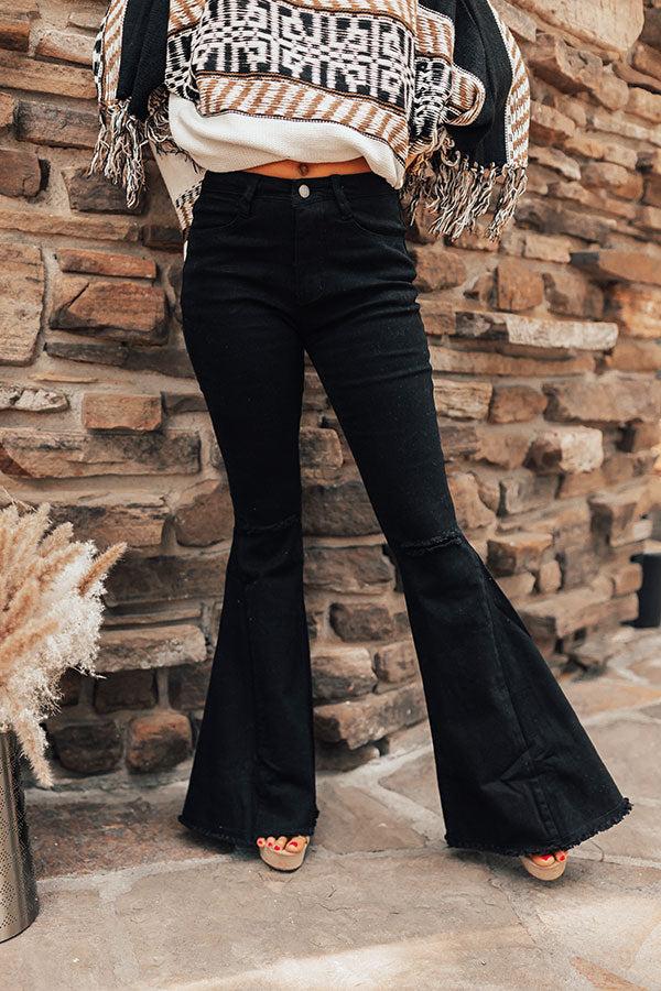 Impressions The Steele High Waist Flare In Black