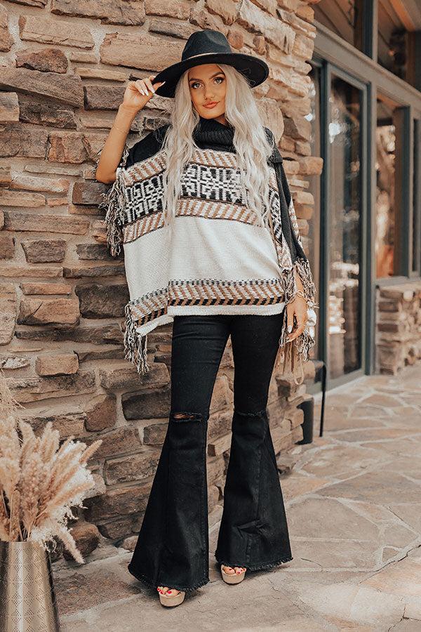 Impressions The Steele High Waist Flare In Black