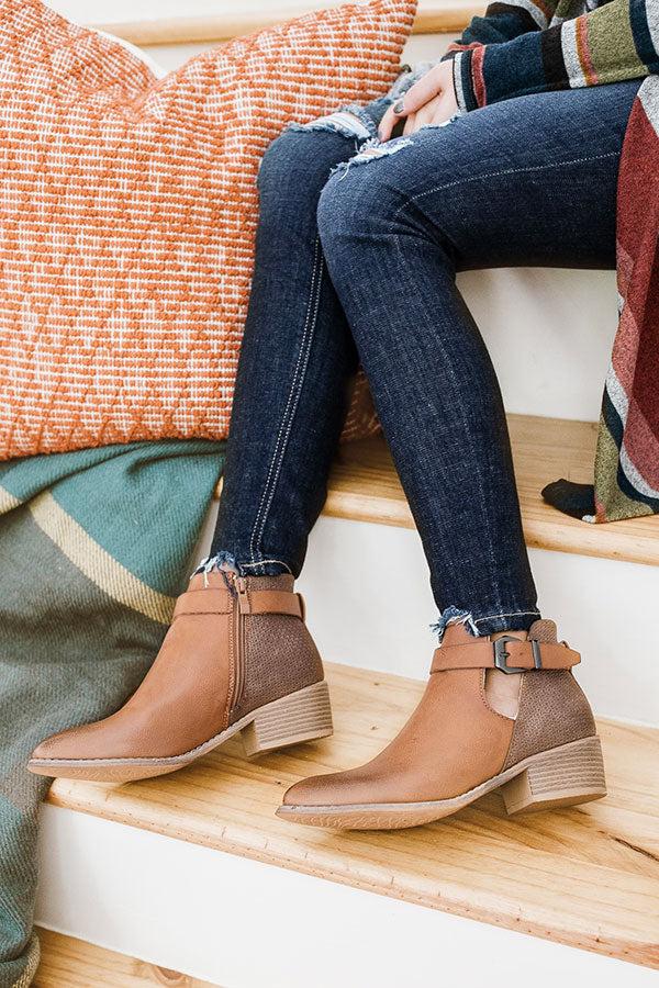 Impressions The Talia Faux Suede Leather Bootie