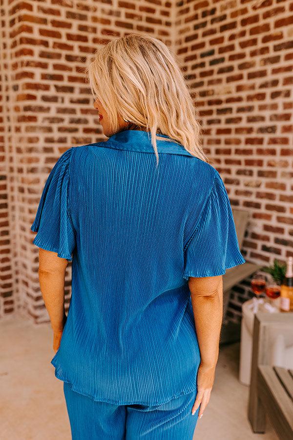 Impressions The Terrence Pleated Button Up Curves