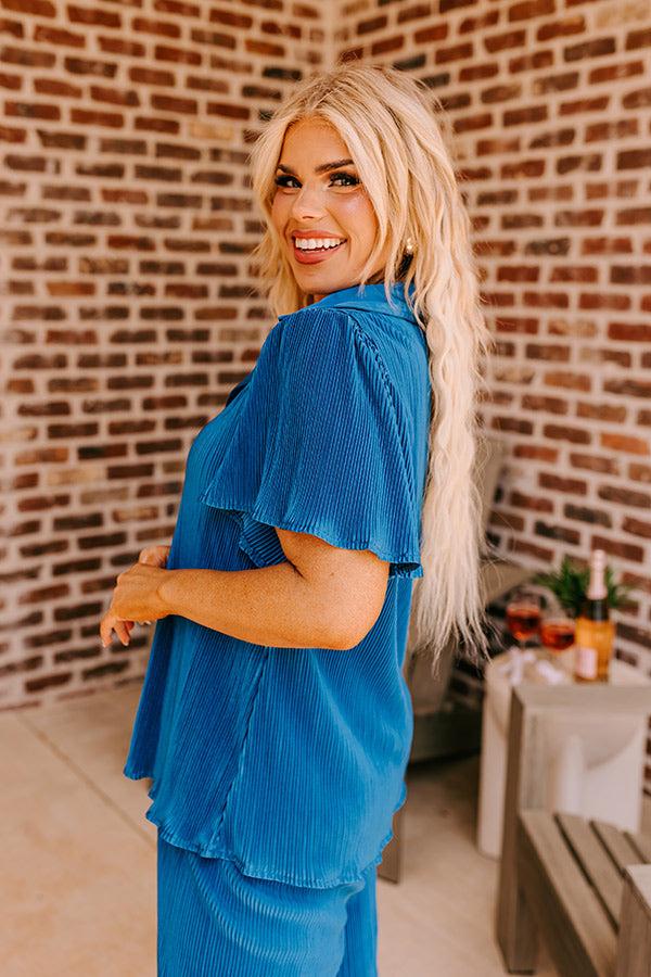 Impressions The Terrence Pleated Button Up Curves