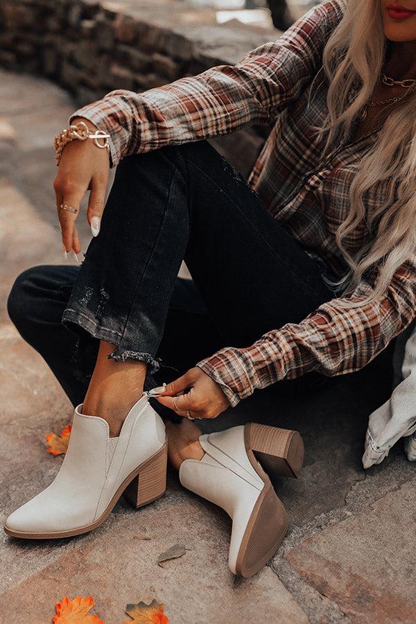 Impressions The Tuck Faux Leather Bootie