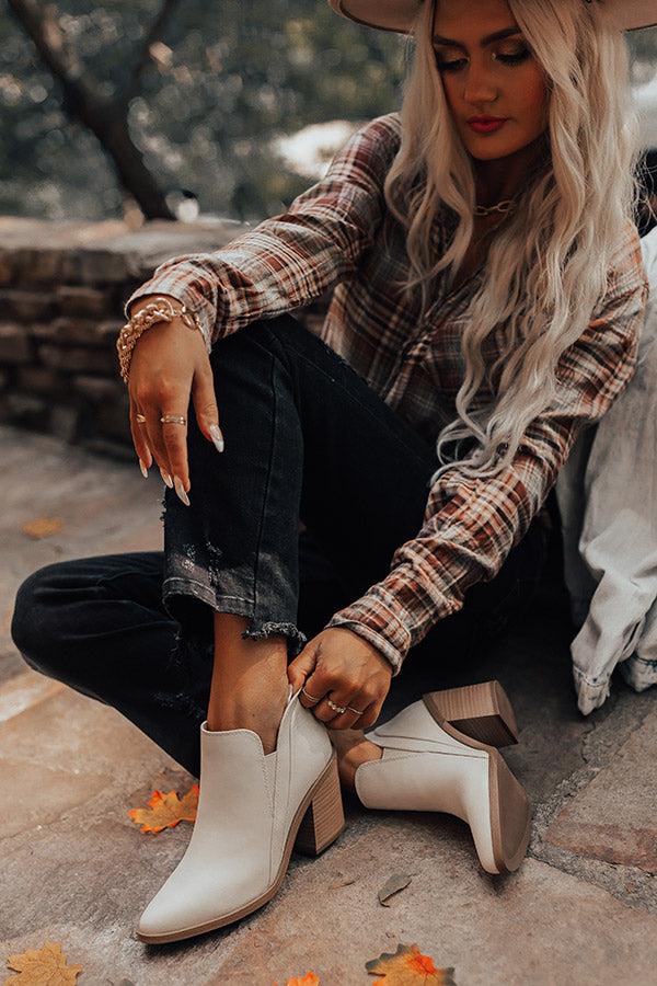 Impressions The Tuck Faux Leather Bootie