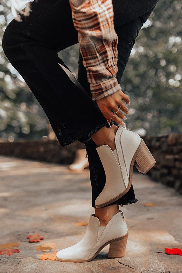 Impressions The Tuck Faux Leather Bootie