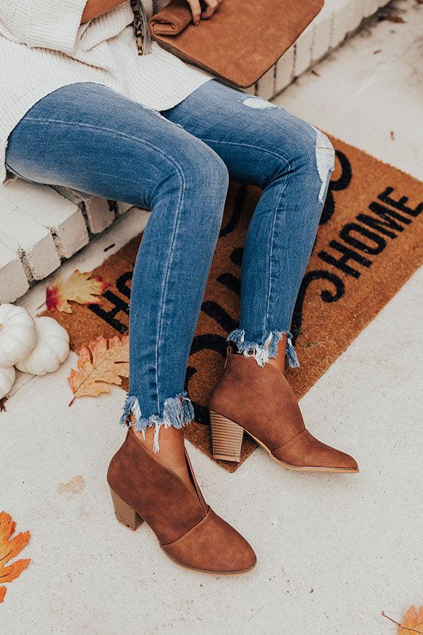 Impressions The Valerie Bootie In Brown