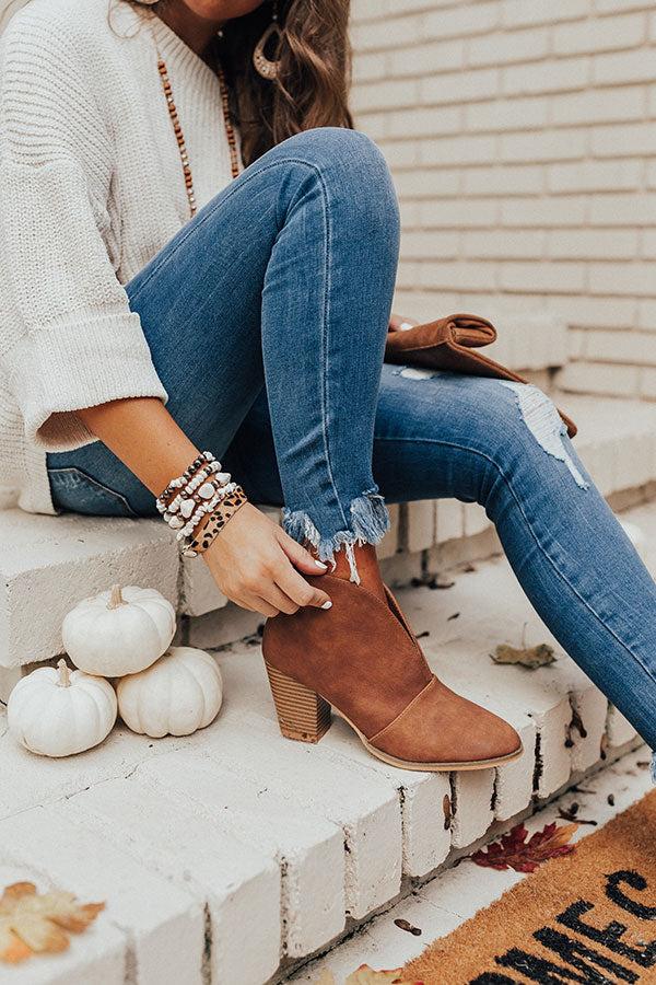 Impressions The Valerie Bootie In Brown