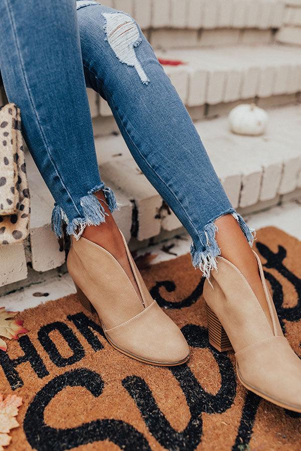 Impressions The Valerie Bootie In Khaki