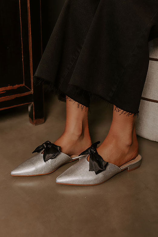 Impressions The Vera Faux Leather Metallic Flats