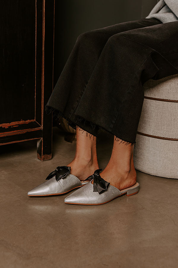 Impressions The Vera Faux Leather Metallic Flats