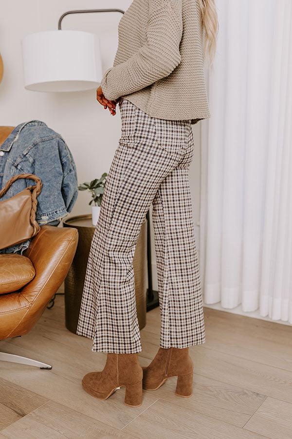 Impressions The Vesca High Waist Plaid Flare