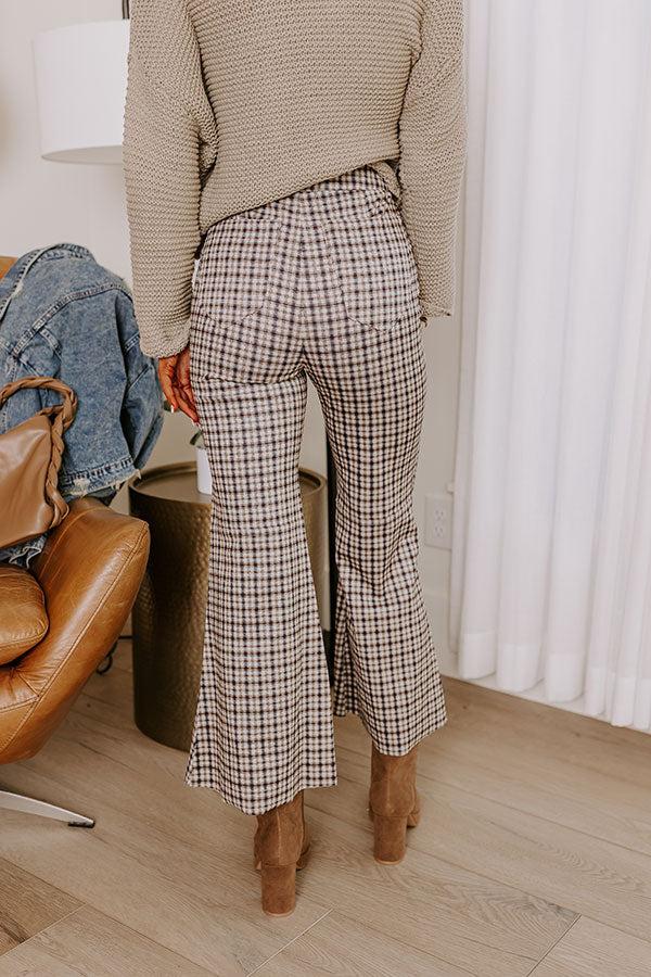 Impressions The Vesca High Waist Plaid Flare