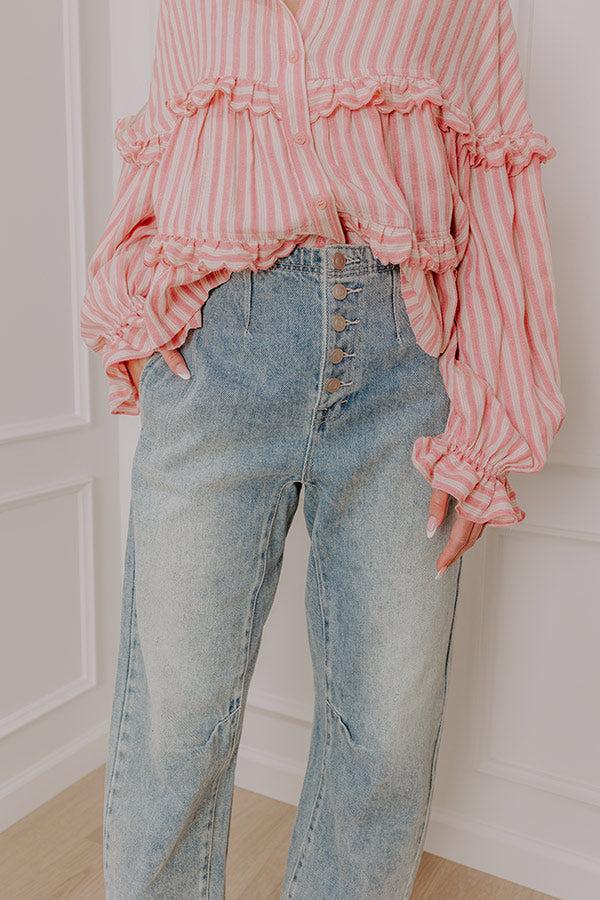 Impressions The Violet High Waist Barrel Jean