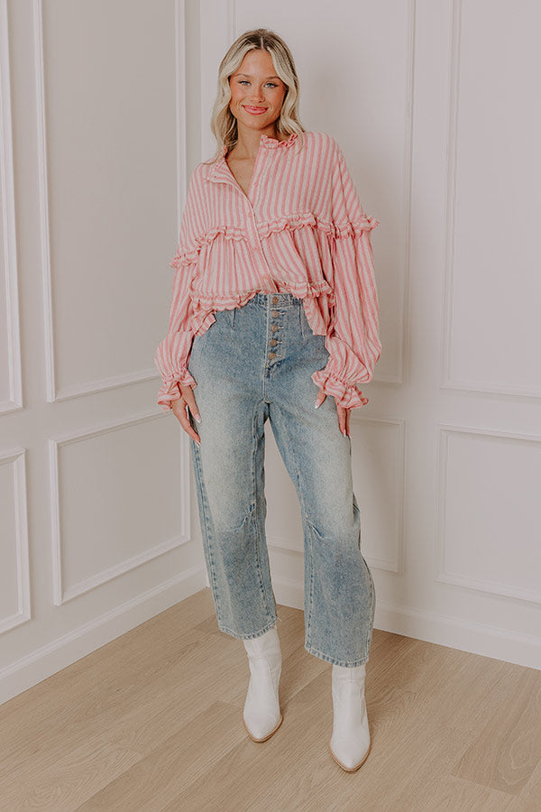 Impressions The Violet High Waist Barrel Jean