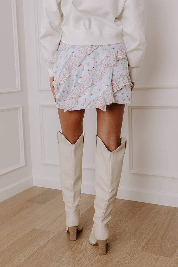 Impressions The Willa High Waist Satin Mini Skirt