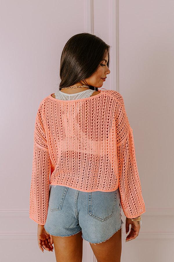 Impressions Tiki Punch Pretty Knit Top