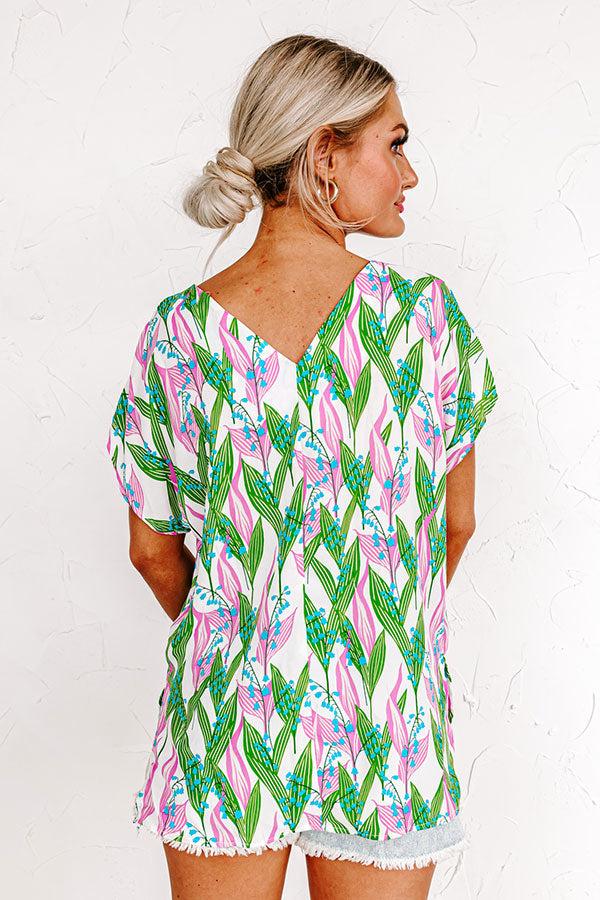 Impressions Timeless Beauty Shift Top In Green