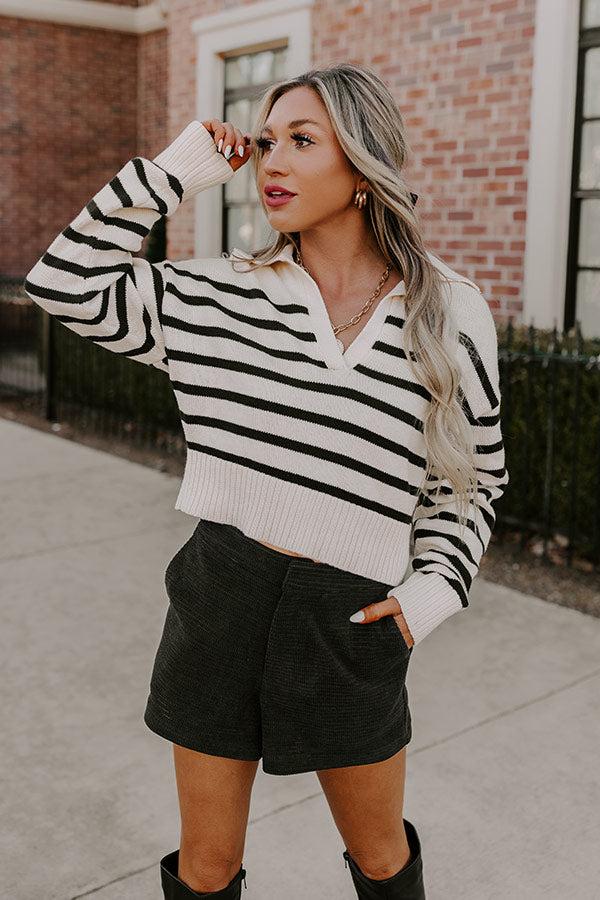 Impressions Together Forever Stipe Sweater