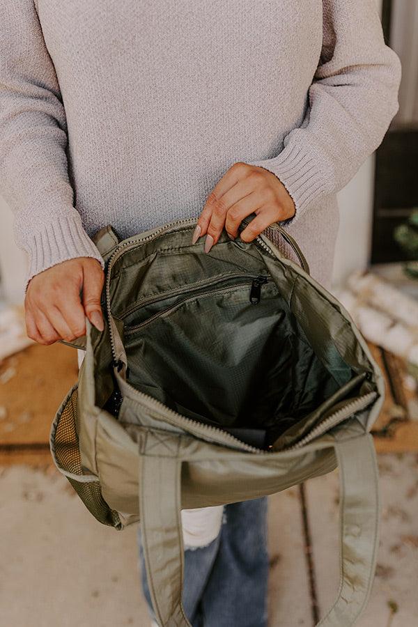Impressions Tomorrow Is A New Day Tote In Sage