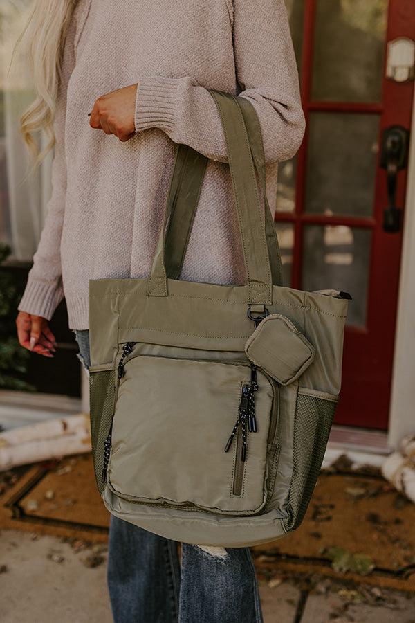 Impressions Tomorrow Is A New Day Tote In Sage