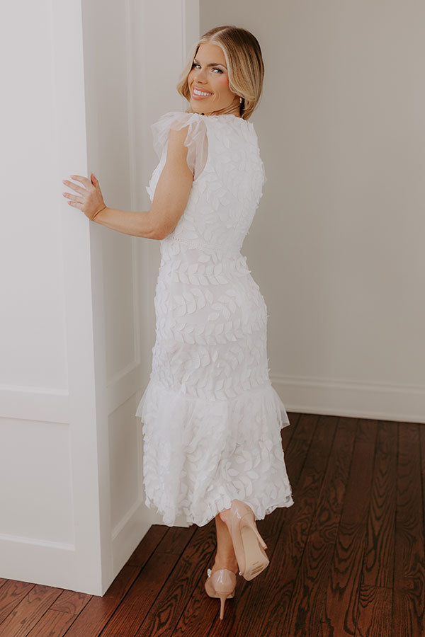 Impressions Toss The Bouquet Midi Dress