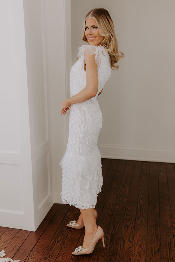 Impressions Toss The Bouquet Midi Dress