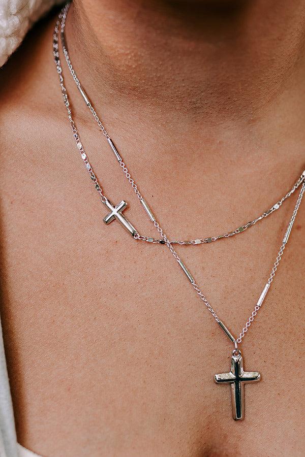 Impressions Tracking Promises Necklace In Silver