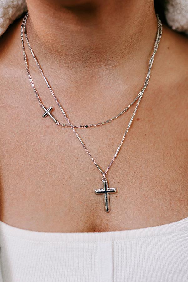 Impressions Tracking Promises Necklace In Silver