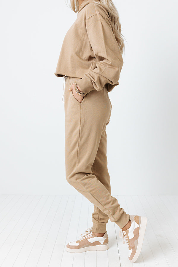 Impressions Trailside Talks Joggers In Khaki