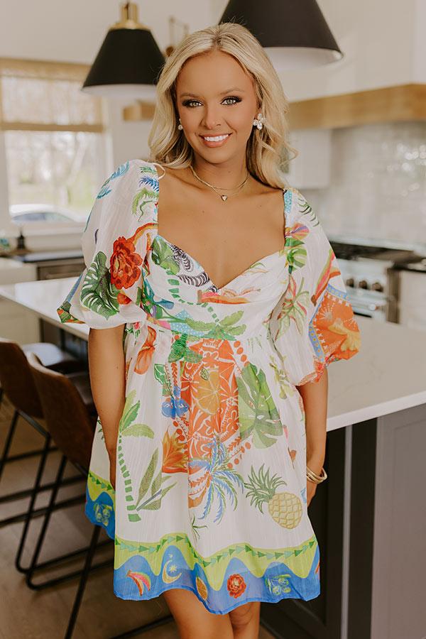 Impressions Tropical Daydream Mini Dress