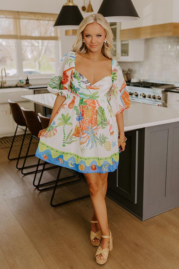 Impressions Tropical Daydream Mini Dress