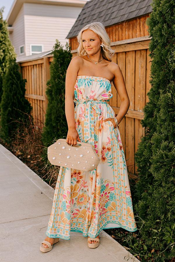 Impressions Tropical Retreat Wide Leg Jumpsuit