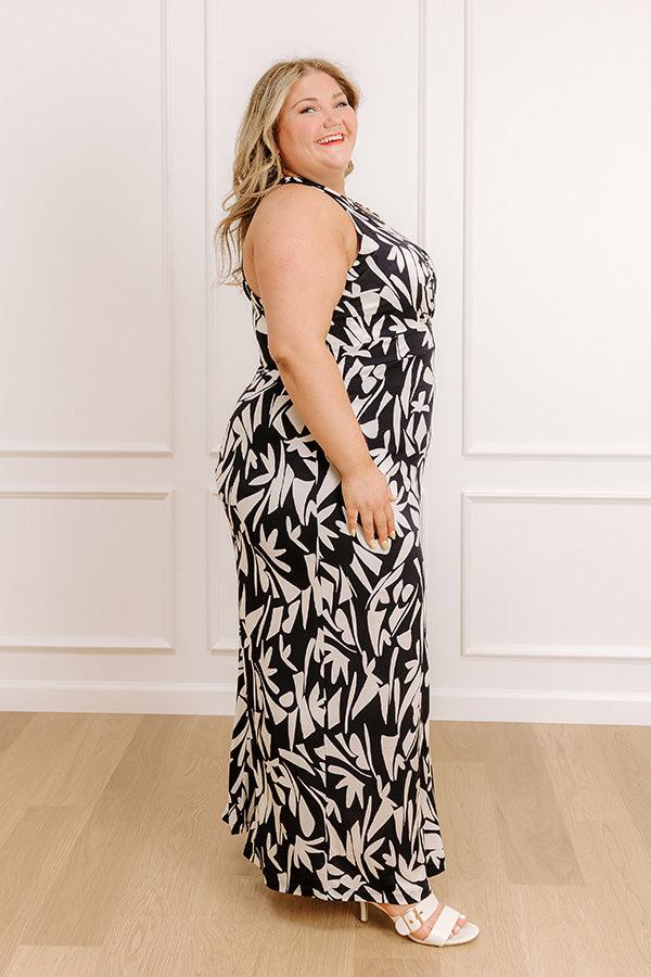 Impressions Tropical Vacay Maxi Dress Curves