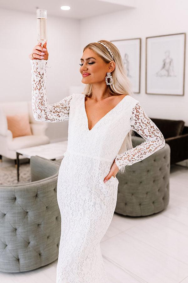 Impressions Truly Charming Lace Maxi