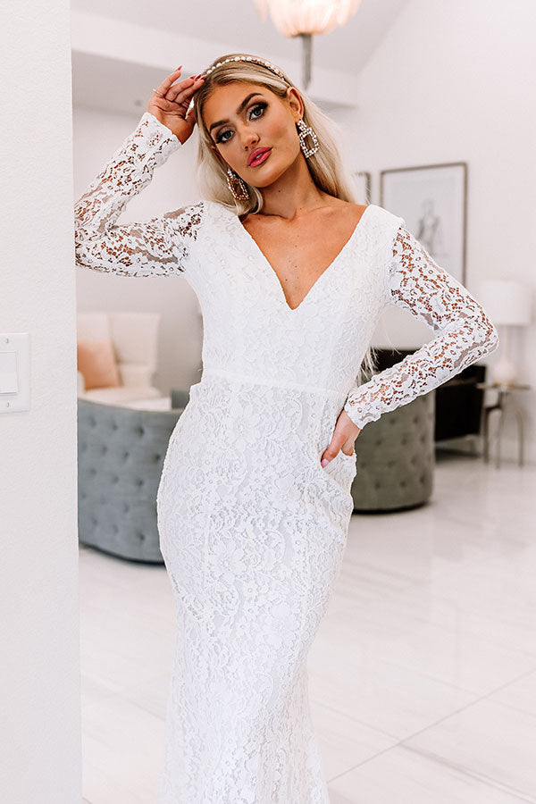 Impressions Truly Charming Lace Maxi