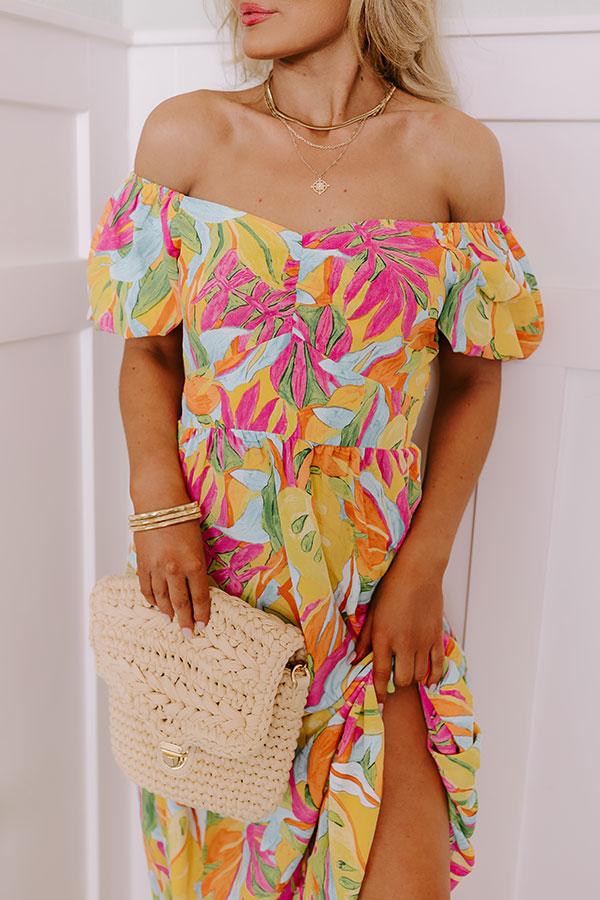 Impressions Tulum Sunshine Maxi Dress