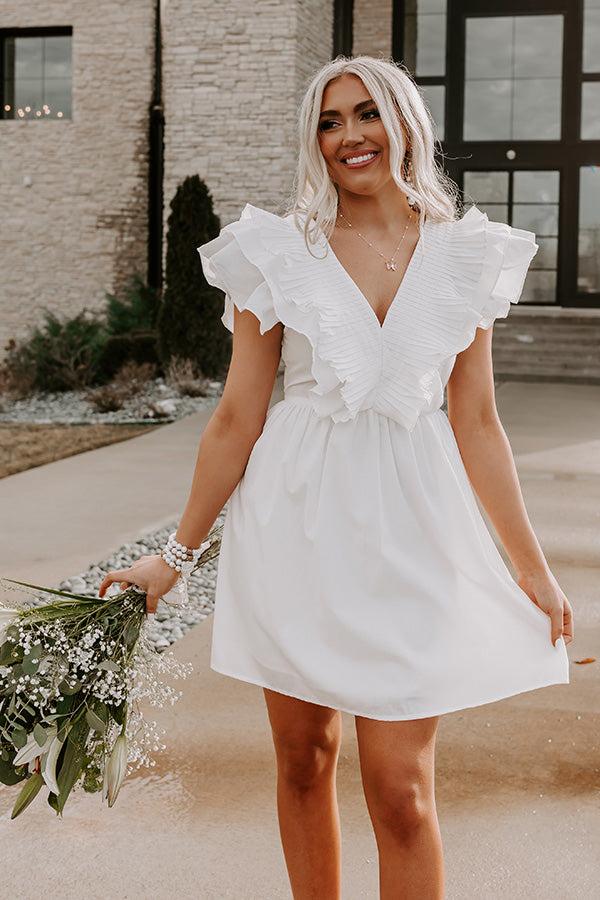 Impressions Tulum Toasts Dress In White