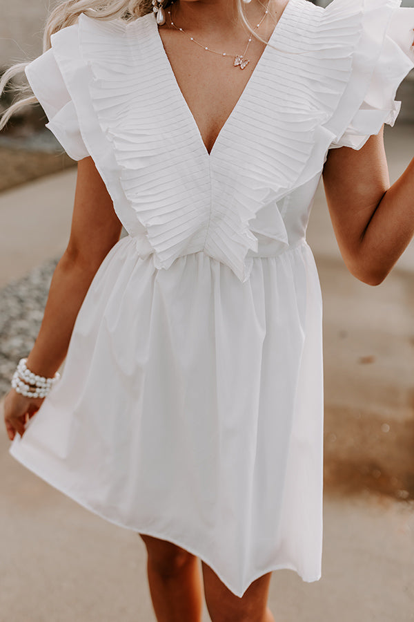 Impressions Tulum Toasts Dress In White