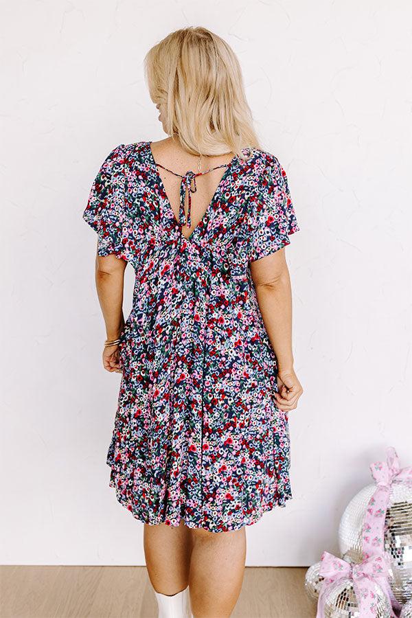 Impressions Tuscan Vibes Babydoll Dress Curves