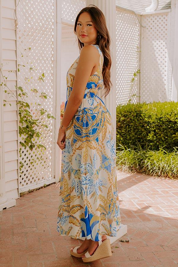 Impressions Tuscan Villa Floral Midi Dress