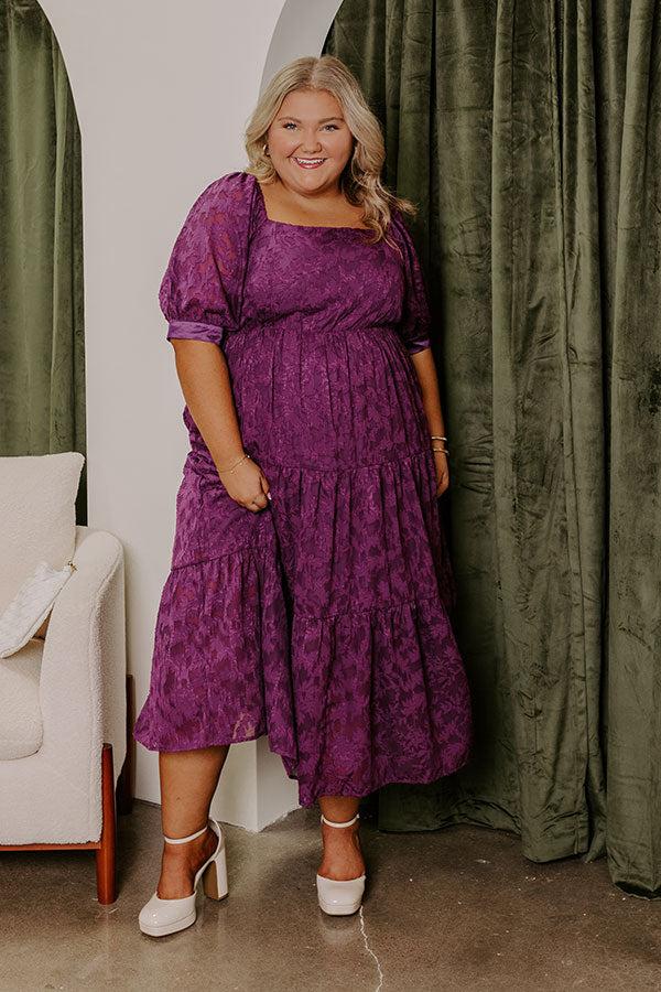 Impressions Tuscan Vineyard Jacquard Midi Curves