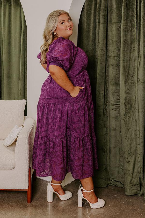 Impressions Tuscan Vineyard Jacquard Midi Curves